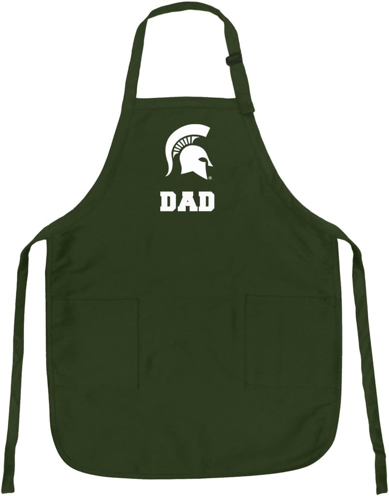 Broad Bay Deluxe Michigan State Dad Apron For Barbecue Grilling or Kitchen - Stain Release Fabric