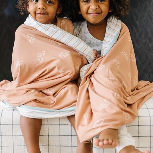 Image of Copper Pearl Jumbo 3-Layer Baby Blanket: Soft Baby Quilts for Boys and Girls | Breathable, Cozy, Toddler Blanket | Baby Quilt for Newborns | 60x72 Premium Material | Cooper