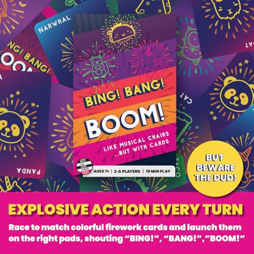 image for Bing Bang Boom Hilariously Fun Card Game for Family Game Night by Taco