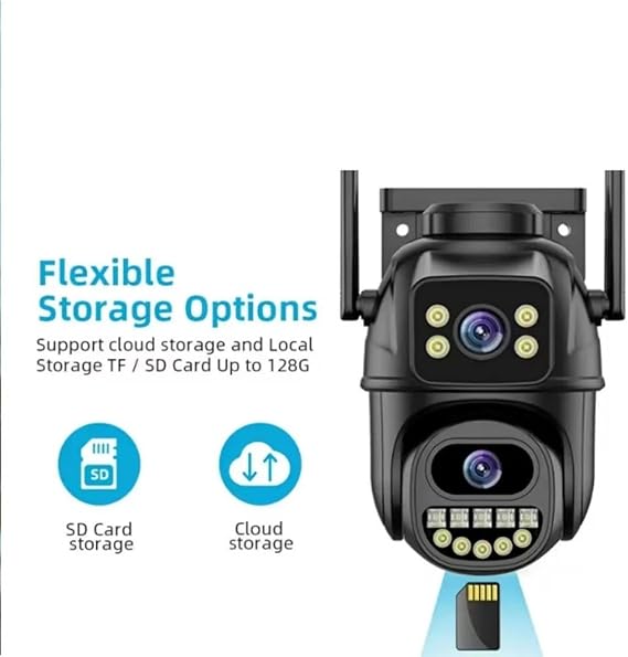 CMR64 Kablosuz güvenlik IP kamera 4K 8MP HD çift Lens Hareket Algılayıcı Akıllı Sensörlü Güvenlik Kamerası