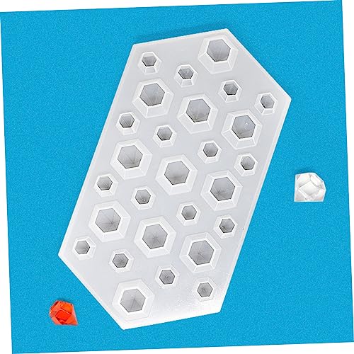 Molde de silicona para cubos de hielo en forma de diamante miniatura 2