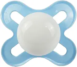 MAM Baby 1 Chupeta Original Start Com Bico Simétrico de Silicone SkinSoft para Crianças 0-2 Meses Embalagem Blister, Azul