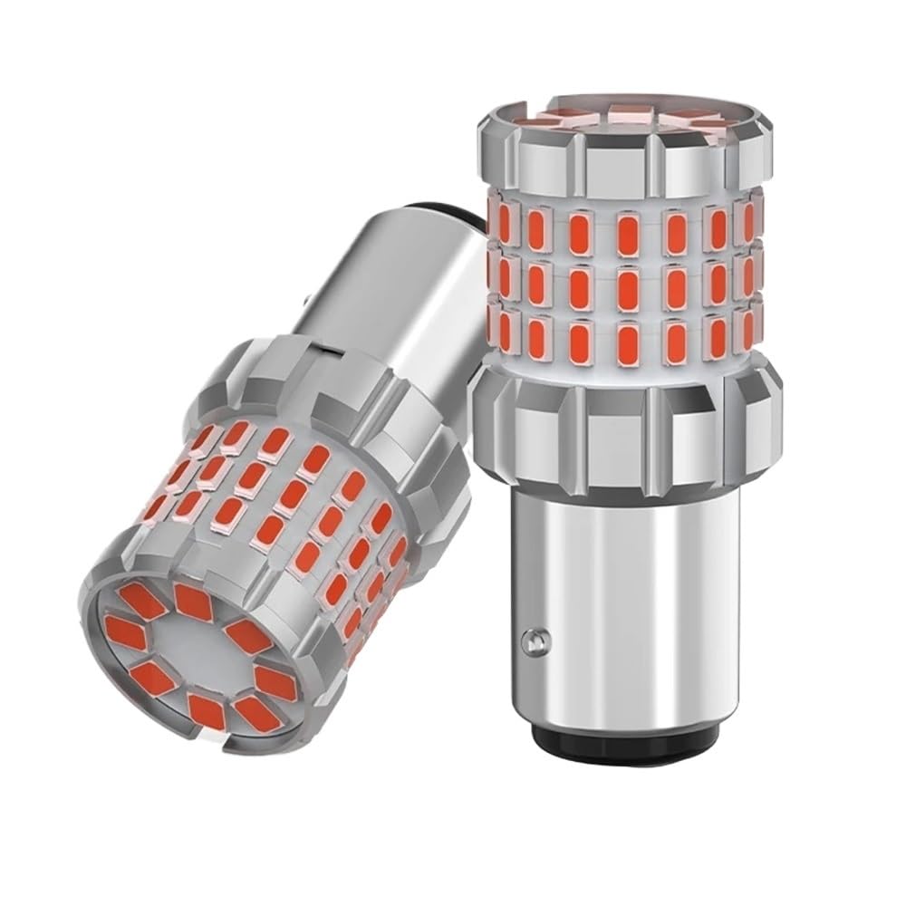 2 pezzi 4000lm 1157 P21/5W BAY15D LED BAW15D PR21/5W Luci di stop Canbus BAZ15D P21/4W Lampadina di coda e stop Lampada di segnalazione DRL automatica(1157 BAZ15D P21-4W)