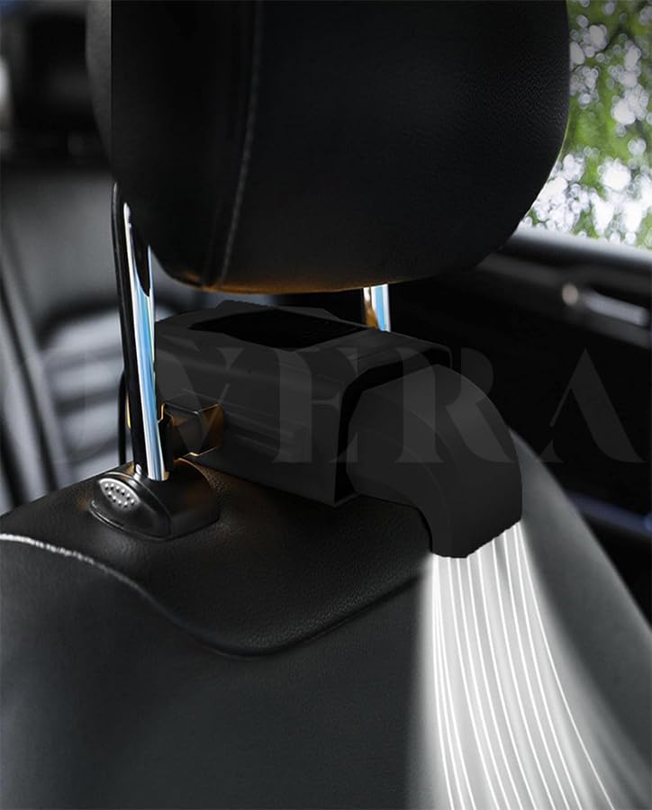 Image of Overa USB fan for car seats, 3-speed electric, ventilation, headrest, 3 Speed Adjustable USB Portable Car Seat Fan,