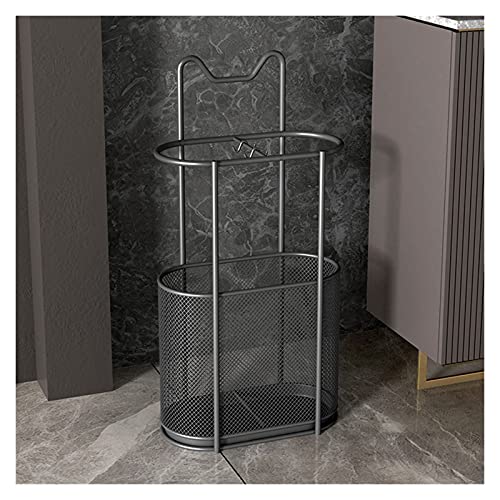 Porte-parapluie d'intérieur design noir pour couloir et entrée de maison