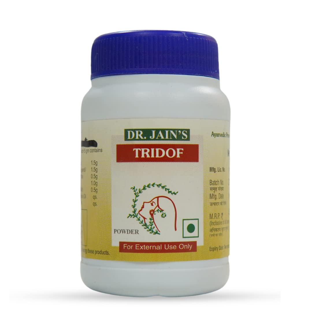 DR. JAIN'S Tridof (Dandruff) Powder 45grams Pack of 3