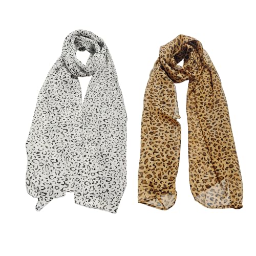 Design leopardato: questa elegante sciarpa con stampa animalier presenta un classico motivo leopardato e può essere indossata come sciarpa, foulard o scialle, aggiungendo un tocco di stile e valorizzando il tuo fascino elegante.