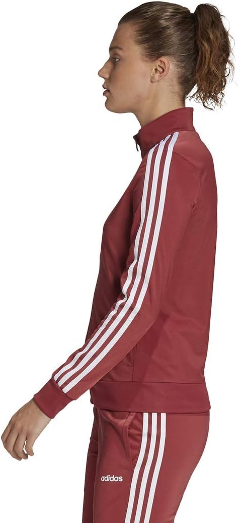 adidas Women's Essentials 3-Stripe Track Jacket XX-Large Legacy Red