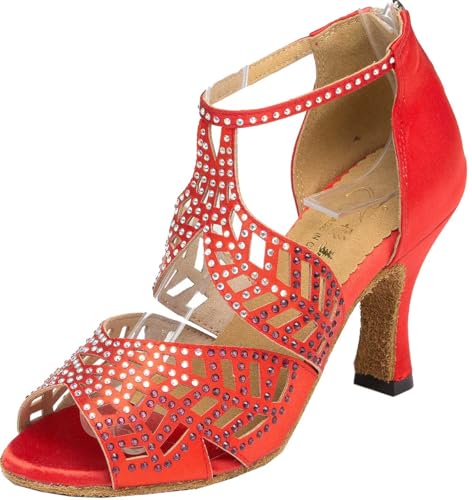 Chaussures de danse strass et talons chaton pour un maintien parfait