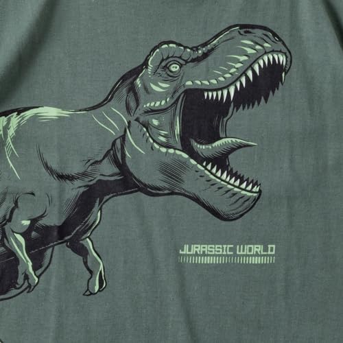 Image of Jurassic World Universal Boys 2 Piece Short Sleeve T-Shirt and Shorts Set for Big Kids