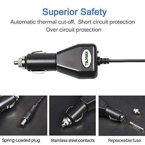 12 Volt Car Vehicle Lighter Adapter For Spectra S1, S2 Breast Pump - Replacement Power Adapter For Spectra S1,S2 Pumps Made After Feb 2015 #TOP3