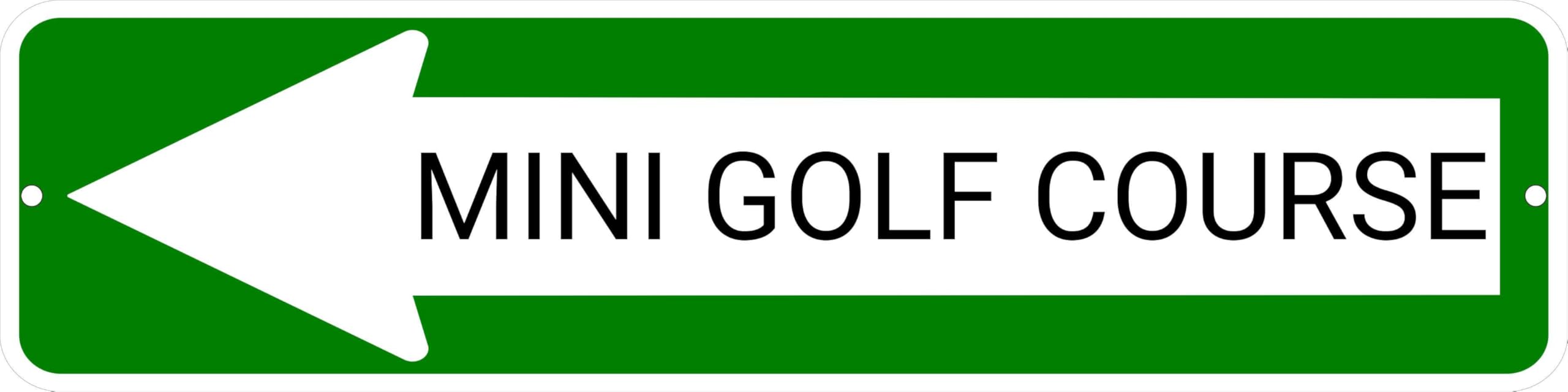 Work House Signs Mini Golf Course Directional Sign – 24