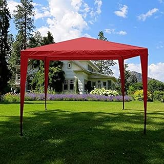 Garden Vida 3x3m Gazebo Garden Party Tent Steel Legs Waterproof Roof Event Shelter (White)