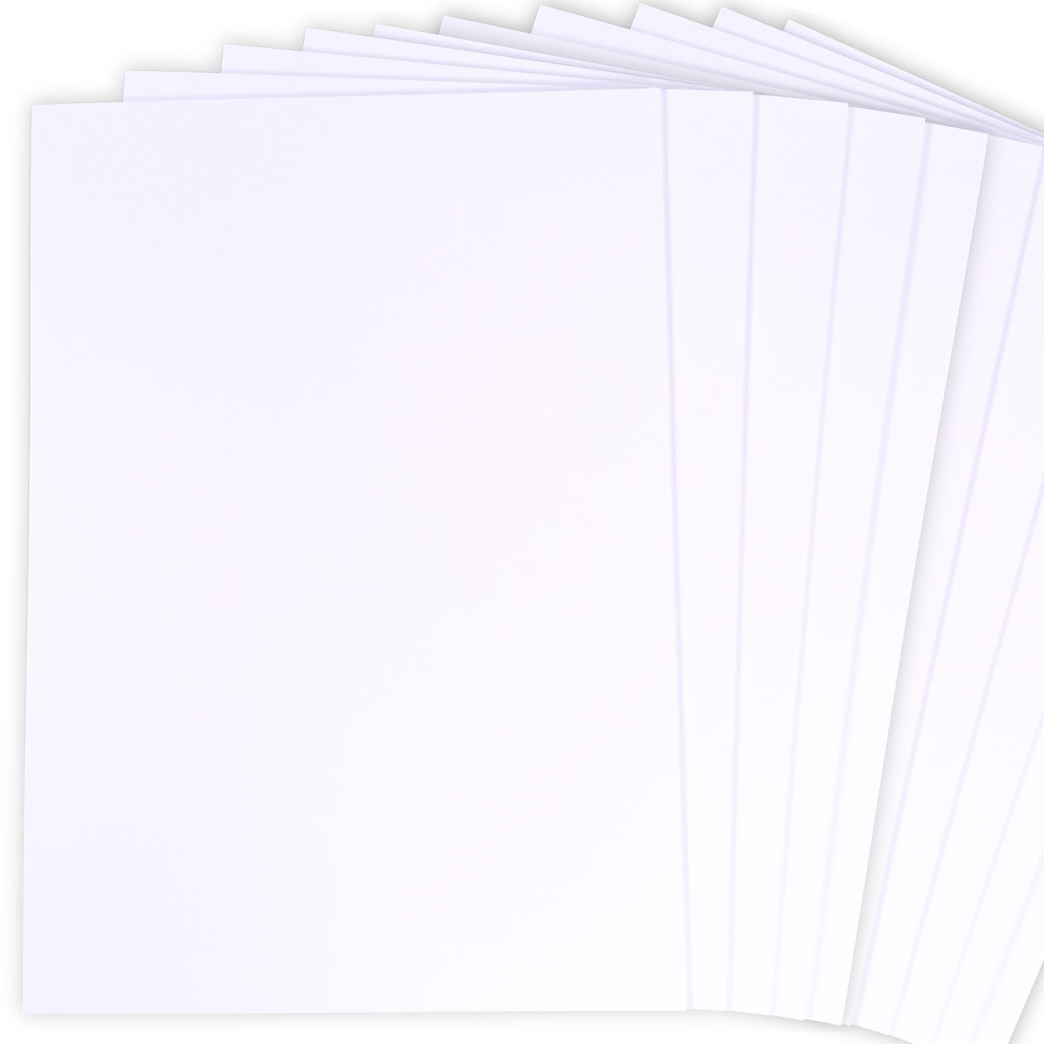 BCreativetolearn White A4 Card Pack, 25 Smooth Thick 400gsm Sheets for Drawing Display Mounting & Card Making - Image 4