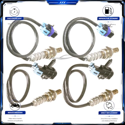 Par de sensores de oxígeno compatibles Chevy 2006-2007 miniatura 4