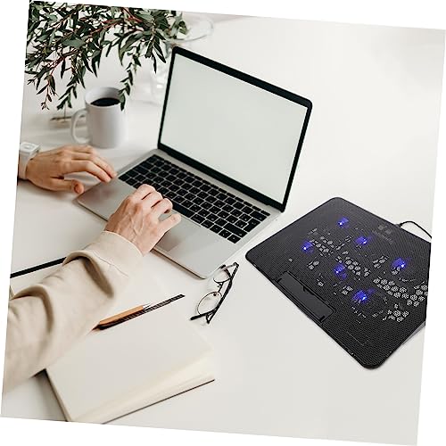 Base de enfriamiento para laptop Tofficu negra miniatura 4