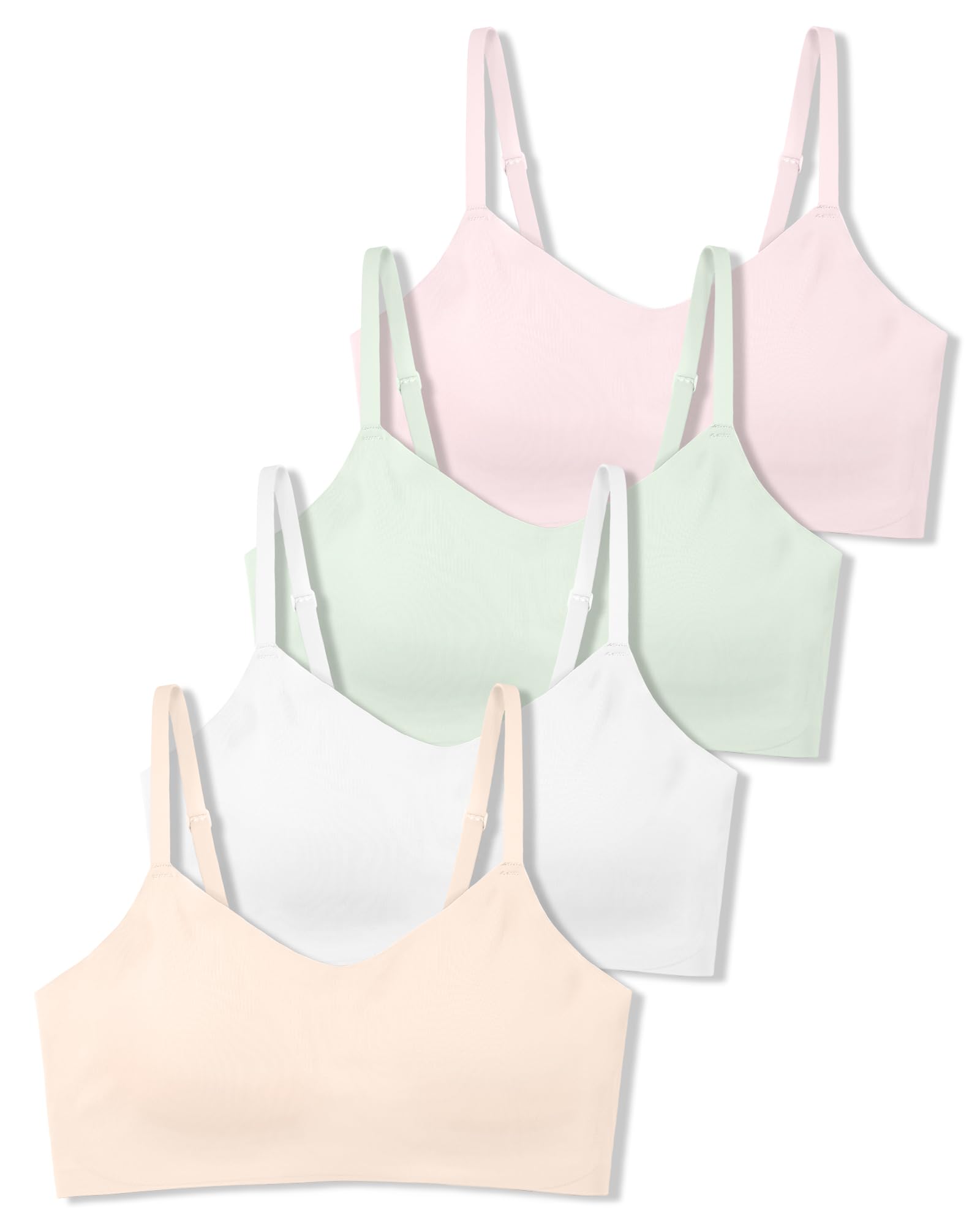 SALIA GIRL Soft Fixed Padding Training Bras for Girls 10-14