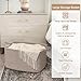 Goodpick Storage Basket, Blanket Basket for Living Room, Large Woven Basket for Clothes, Toy Baskets for Organizing, Rectangle Rope Baskets for Storage, 21.6