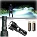 Produktbild 30000-100000 Lumens High Brightness Led Taktische Waterproof FlashlightWiederaufladbare Super Bright 3 Modi Zoombare Taschenlampen Perfekt für Camping, Wandern, Notfall (50W-P70, USB+2*Batterie)