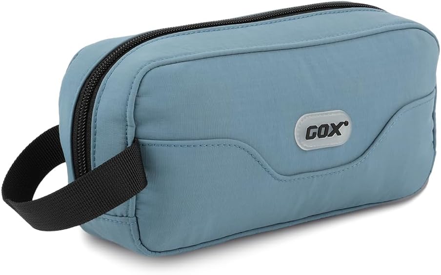 - Small Travel Toiletry Bag, Dopp Kit Case For Men, Multifunction Cosmetics Organizer Pouch (Haze Blue)