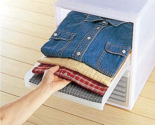 ライクイット 収納ケース クローゼットシステム トレー M 幅32x奥50.5x高21.5cm ホワイト CS-T5 クローゼット収納にピッタリ