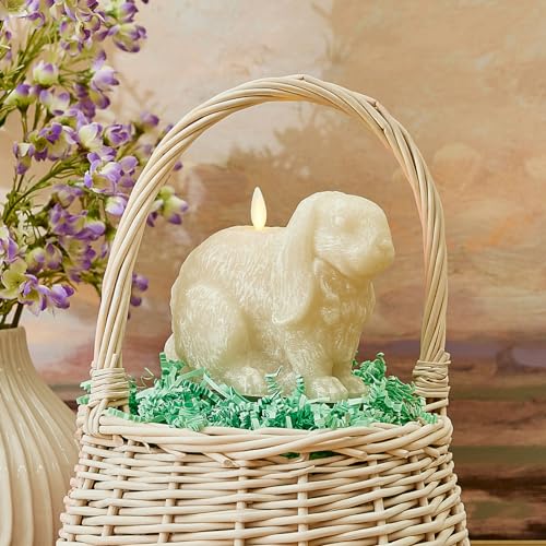 Luminara 998010 Chalk Flameless Candle Lop Rabbit Figural thumb #7
