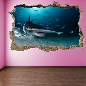 3D effect muurtattoo sticker doorbraak zelfklevende muurschildering muursticker stenen muur doorbraak muursticker tattoo…