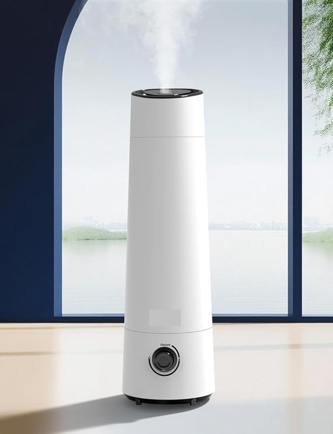 Top-Refill Cool Mist Ultrasonic Humidifier With LED Display for Home, Bedroom, Whisper-Quiet, Auto Shutoff, Effective Cold & Cough Relief(6 Litre)-image-3