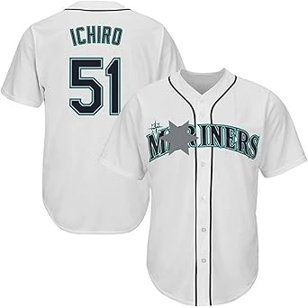 イチローシアトル・マリナーズユニフォーム51 Amazon.co.jp: [kingloong] 野球 ユニフォーム 鈴木一郎