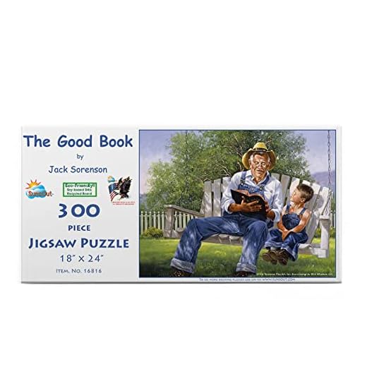 SUNSOUT INC - The Good Book - 300 pc Jigsaw Puzzle by Artist: Jack Sorenson - Finished Size 18" x 24" - MPN# 16816