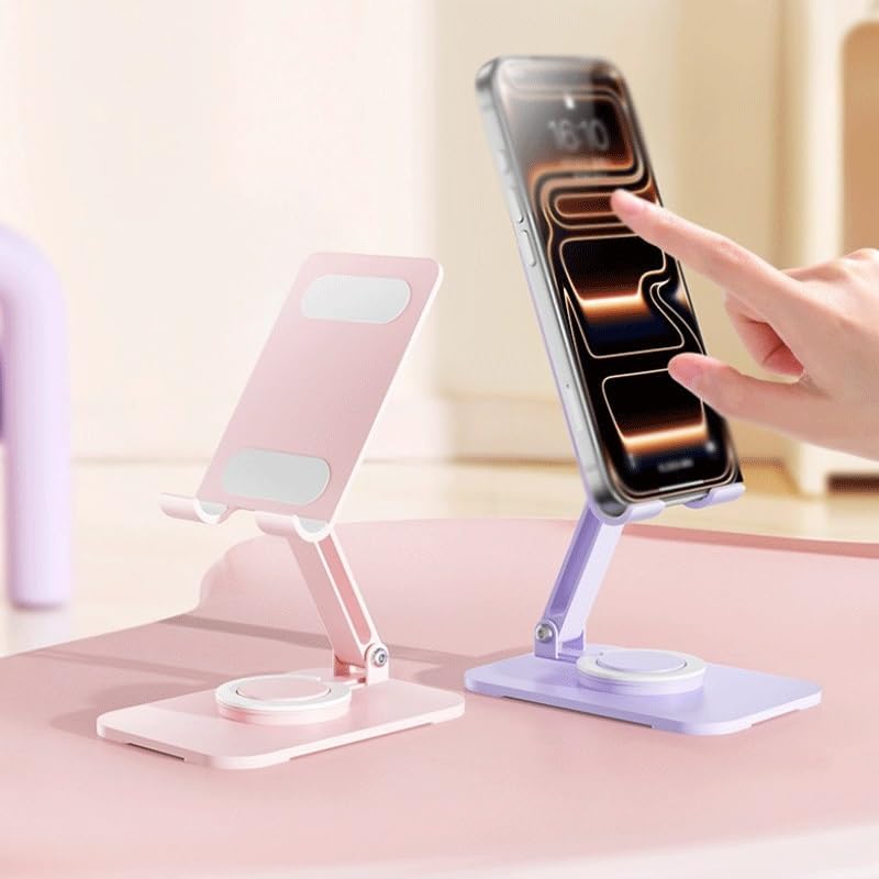 All Metal Phone Stand Desktop TV Series Watching Tablet Portable for Going Out image 3