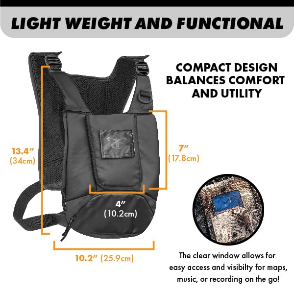 Mochila pecho impermeable ajustable para hombre miniatura 2