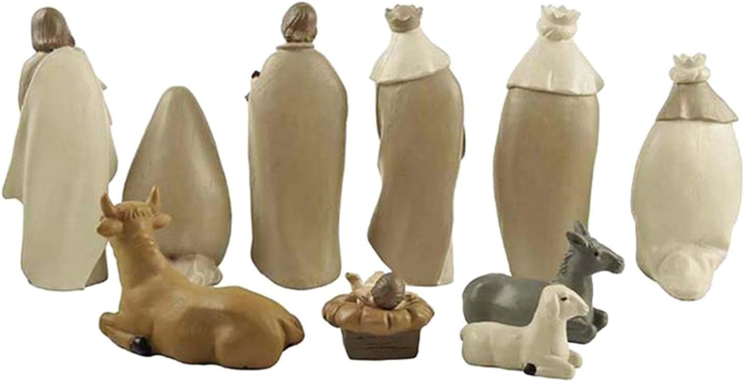 Nativity Scene Set Christmas Figures Ornament