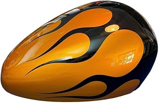 NewSoftail FXBB/FXST 18/24 / Breakout18/22 Gas Tank Cover (orange black flames glossy)