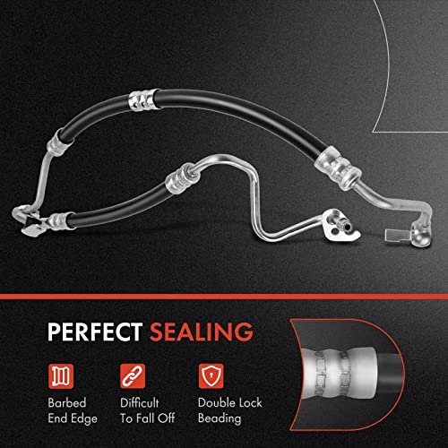 A-Premium Power Steering Hose Pressure Hose Line Assembly Compatible with Land Rover LR3 2005-2009 V8 4.4L Pump To Gear/Rack Pinion Replace# QEP500253 by A-premium - Image 3