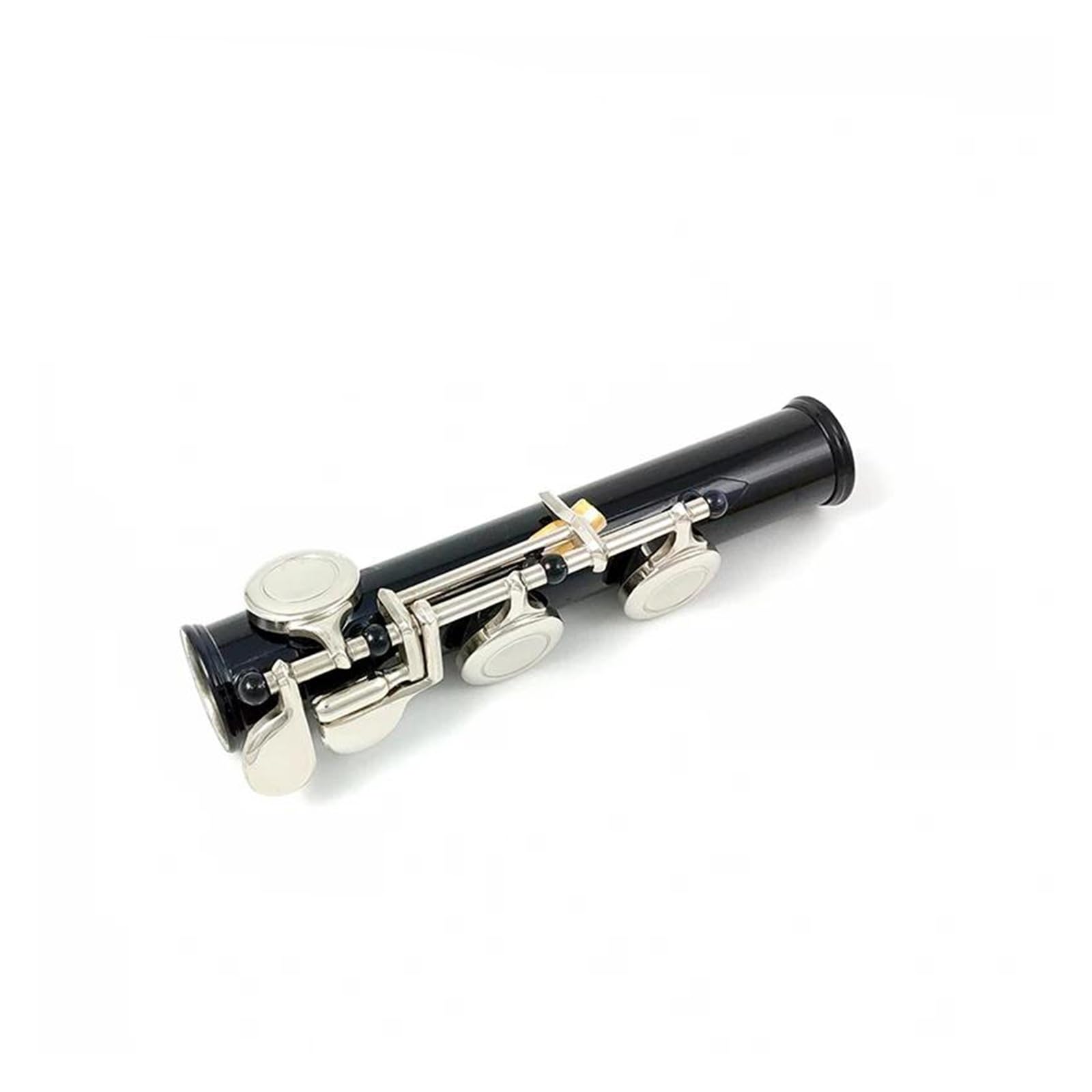 Flauta Negra Niquelada Con 16 Agujeros, Teclas C, Instrumento De Flauta, Cuproníquel, Niquelado, Con Llave E Flauta Travesera Kit