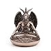 Veronese Design 5 3/4 Inch Tall Baphomet Altar Offerign Tray Polystone Statue Bronze Finish