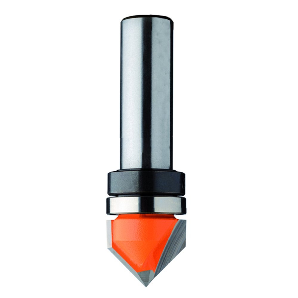 Cmt Orange Tools Orange Cmt 815.127.11B V-Grooving Bit, 1/2-Inch Diameter, 1/4-Inch Shank