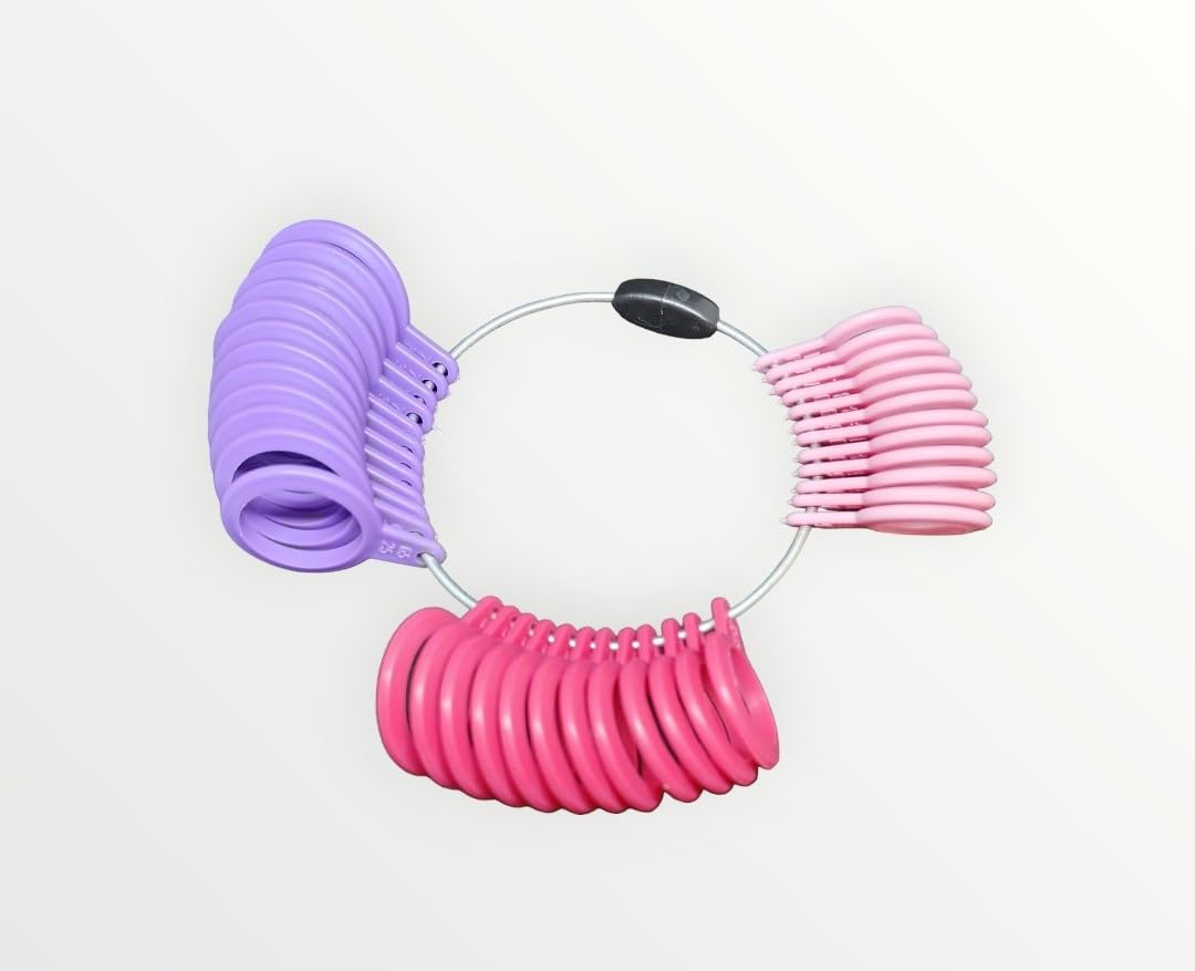 Kumu Jewellery Tools® Ring Sizer, Super Soft Plastic, Handy for Measuring Ring Size (Ring Sizer) 4