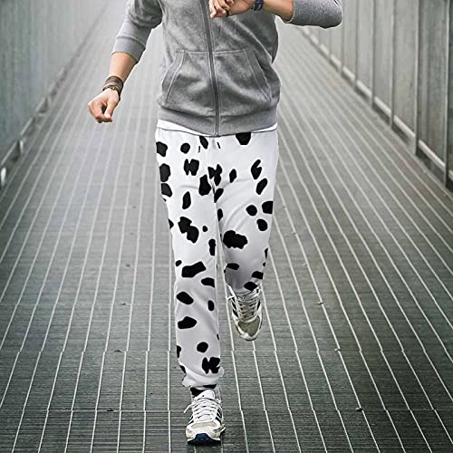 Dalmatian Dog Print Unisex Pants Jogger Sport Casual Sweatpants Trousers with Drawstring for Men Women3