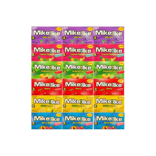 Pack variedad dulce Mike and Ike 18 piezas miniatura 2