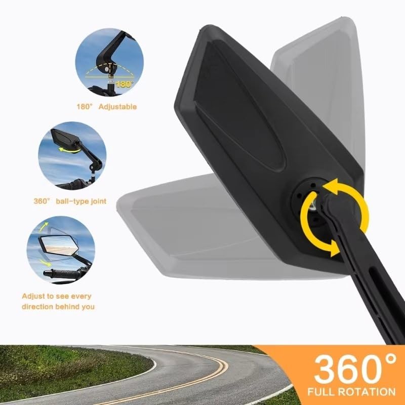 Specchietti Moto Specchietti Laterali Per Moto Specchietto Retrovisore Rotanti Regolabili Per Scooter Elettrici Accessori Per Moto Con
