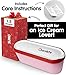 SUMO 1 Ice Cream Container for Homemade Ice Cream - 1.5 Quart, Reusable Freezer Storage Container - Red