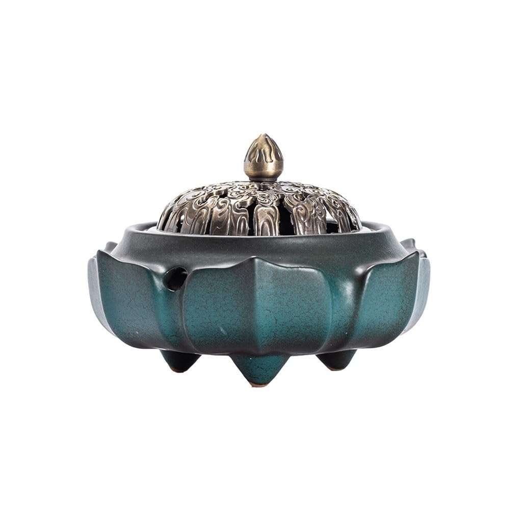 Incense Burner Indoor Aromatherapy Furnace Coil Incense Line Home Living Room Sandalwood Agarwood Ceramic Ornaments Chinese Burner Waterfall Incense Burne