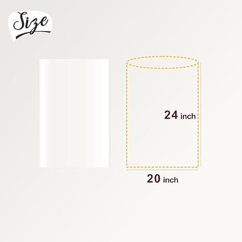 Miniatura 2 de Bolsas retráctiles para cestas de regalo, 10 bolsas de plástico termorretráctiles de celofán de 20 x 24 pulgadas para cestas de regalo para Navidad,