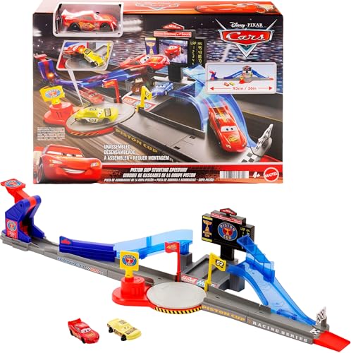 Mattel Disney Pixar Cars Playset & Toy Car, Tongue-Out Lightning