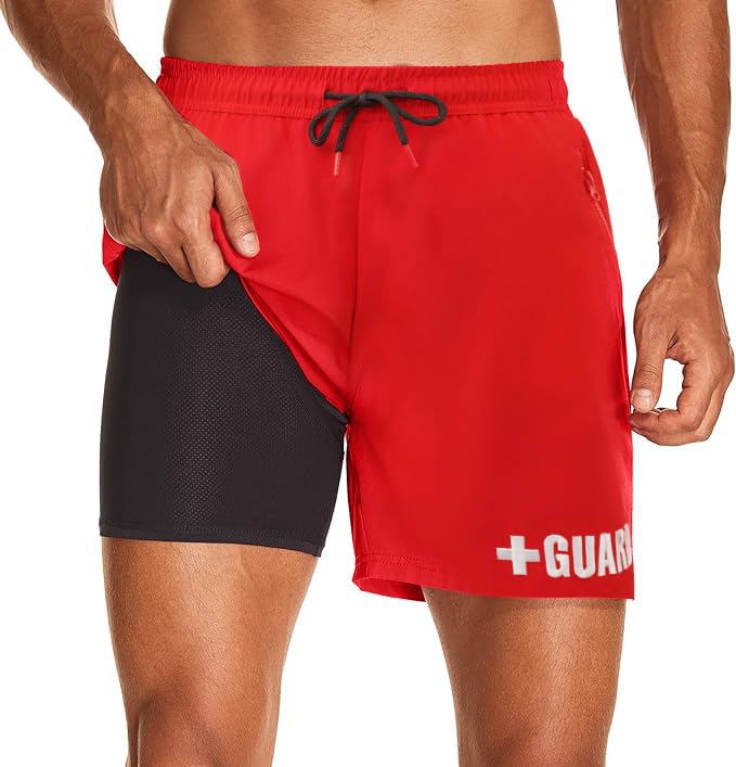 BLARIX Guard Swim Trunks w/Compression Liner - Main Image