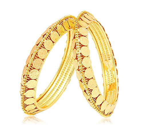 Best Valentine Gifts : YouBella Jewellery Traditional Temple Bracelet Bangle Set for Girls and Women