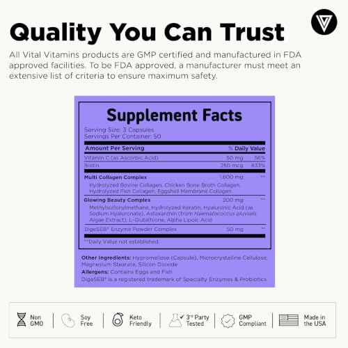 Vital Vitamins Multi Collagen Complex