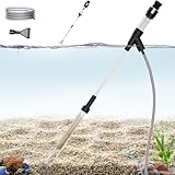 Carefree Fish Aquarium Siphon Gravel Cleaner 6Ft Hose Tank Water Changer Sand Vacuum Multifunctional Cleaning Tools Fish Feeding Tube Coral Feeder Pipette Upgraded Turkey Baster